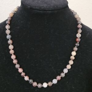 Lovely Wood Opalite Necklace